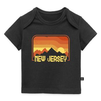 New Jersey - Baby Premium Organic T-Shirt - Schwarz - Vorne