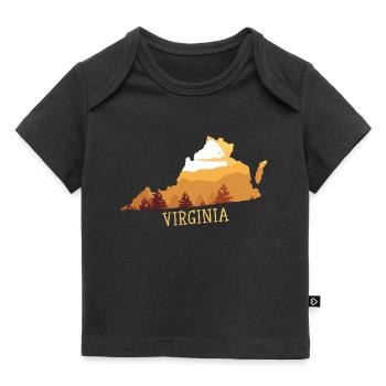 Virginie - T-shirt Premium bébé bio - noir - Devant