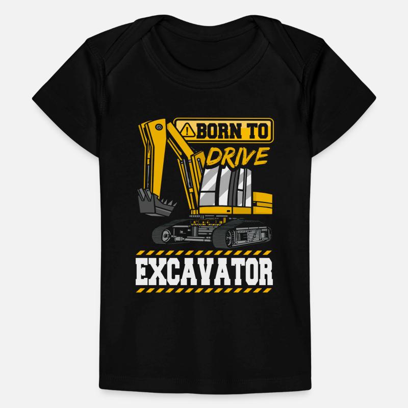 Construction Vehicle Excavator Baby Premium Organic T-shirt