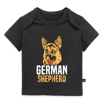 German Shepherd Pet Cute Lover - Baby Premium Organic T-shirt - black - Front