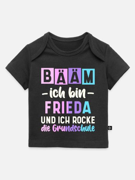 Name Frieda Geschenk Grundschule - Baby Premium Organic T-Shirt - Schwarz