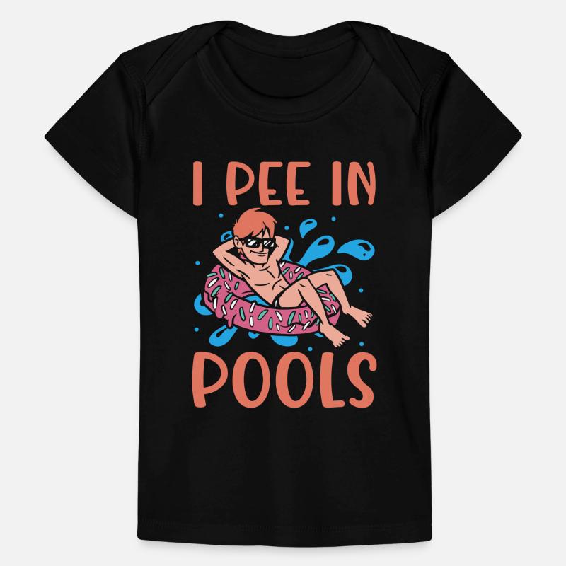 Ich Pinkle In Pools Witz Witz Lustiger Baby Premium Organic T-Shirt
