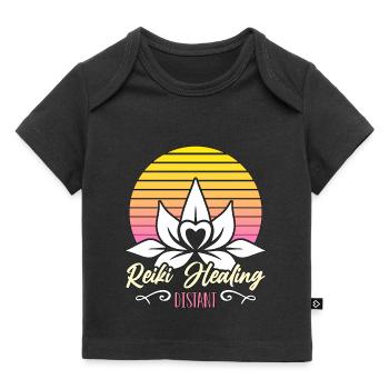 Reiki Healing Distant Energy Healing Meditation - Baby Premium Organic T-shirt - black - Front