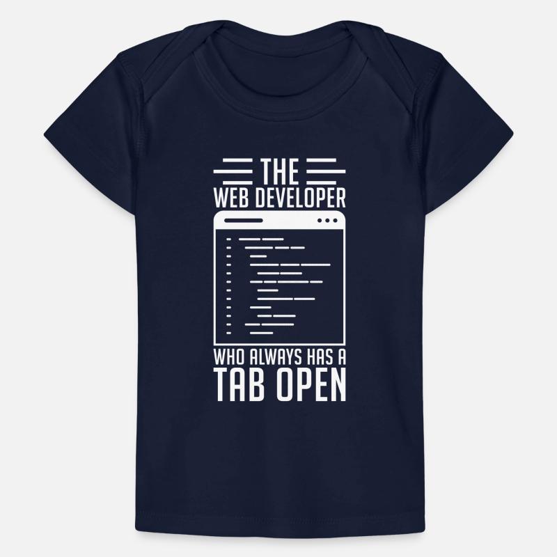 Web Developer Tab Always Open Baby Premium Organic T-shirt