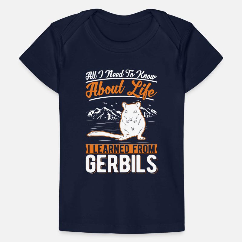 Gerbille Rennratte Rennmaus T-shirt Premium bébé bio