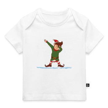 Christmas Dabbing Elf Squad Xmas Family - Baby Premium Organic T-shirt - dark navy - Front