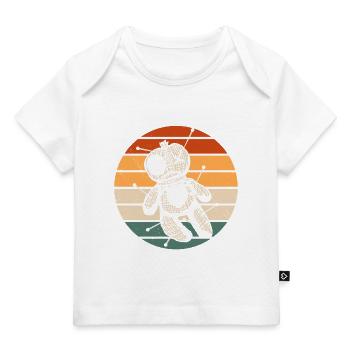 Retro Voodoo Puppen Design - Baby Premium Organic T-Shirt - Dunkelnavy - Vorne