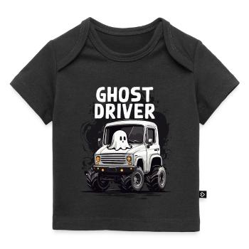 Ghost driver Geisterfahrer Halloween Humour - T-shirt Premium bébé bio - noir - Devant