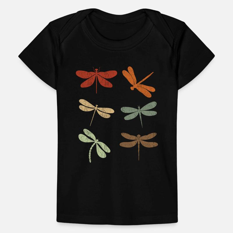Libelle Retro Vintage Libellen Baby Premium Organic T-Shirt