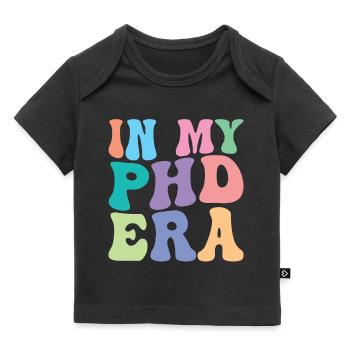 PHD Retro Groovy dans mon ère PHD - T-shirt Premium bébé bio - noir - Devant