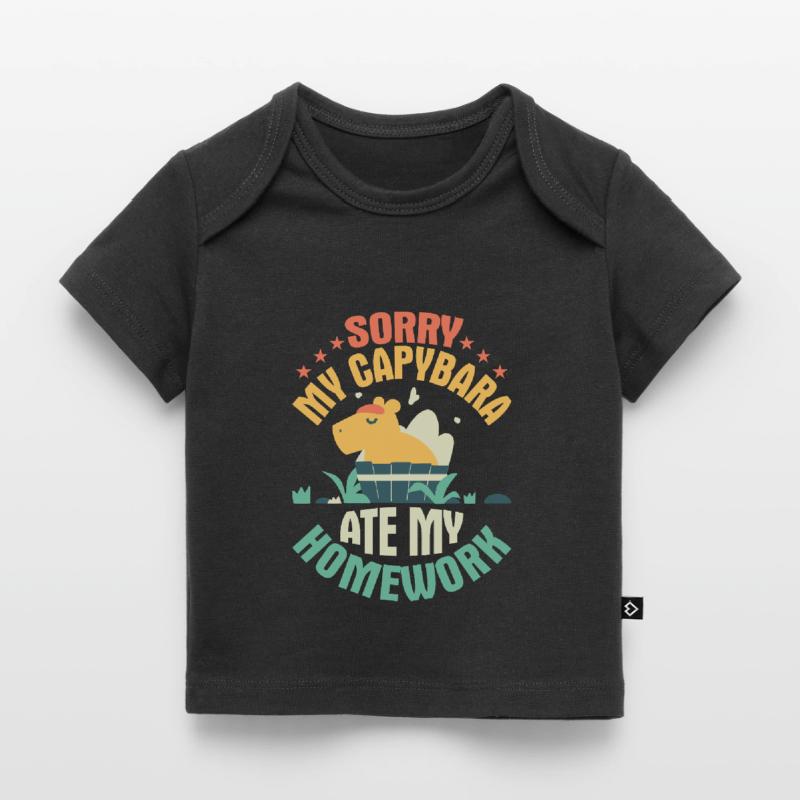 Désolé, mon capybara a mangé mes devoirs Capibara propriétaire T-shirt Premium bébé bio