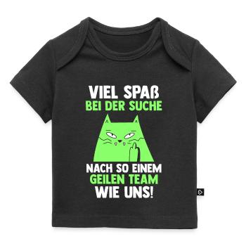 Jobwechsel Arbeit Büro Kollegen Abschiedsgeschenk - Baby Premium Organic T-Shirt - Schwarz - Vorne