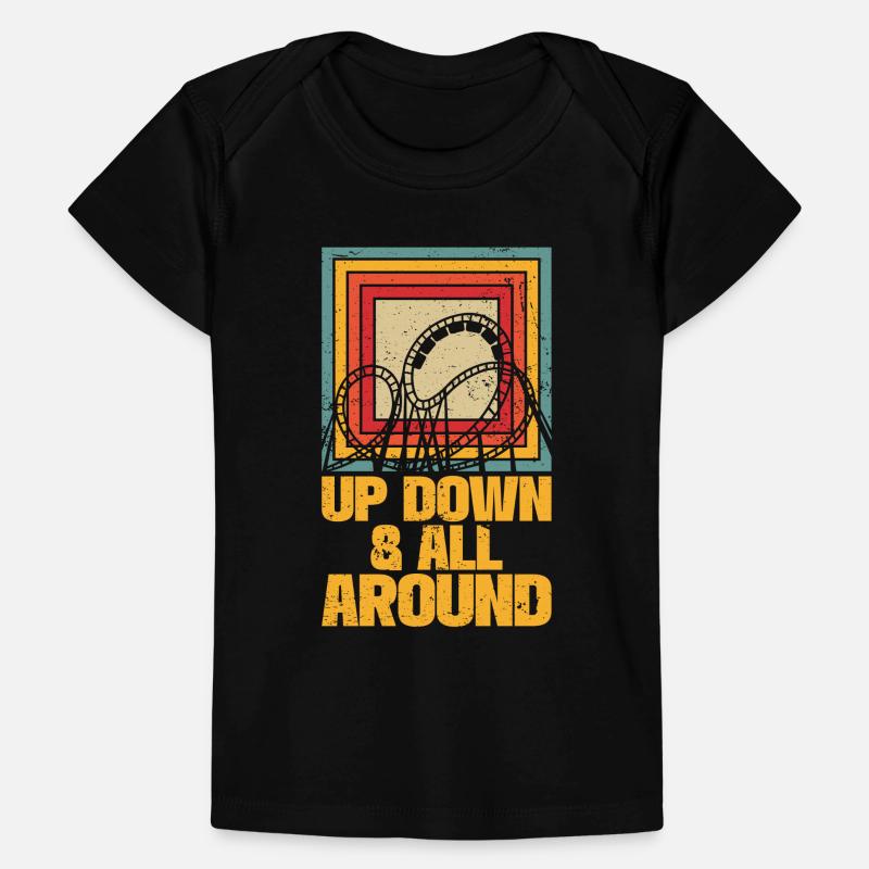 Parc d’attractions Roller Coaster Roller Coaster Ride T-shirt Premium bébé bio