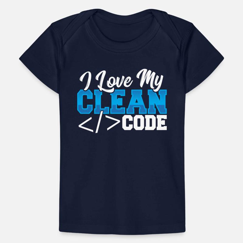Programming I Love My Clean Code Web Developer Baby Premium Organic T-shirt