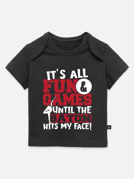 Bâton Twirling Bâton Twirler Cadeau - T-shirt Premium bébé bio - noir