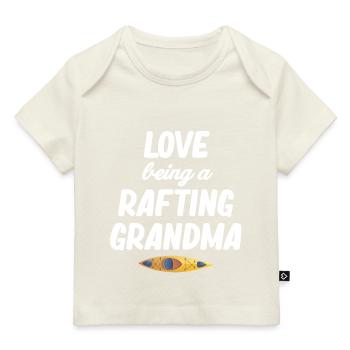 J’adore être une grand-mère qui fait du rafting, - T-shirt Premium bébé bio - marine foncé - Devant