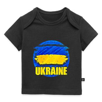 Ukraine - T-shirt Premium bébé bio - noir - Devant