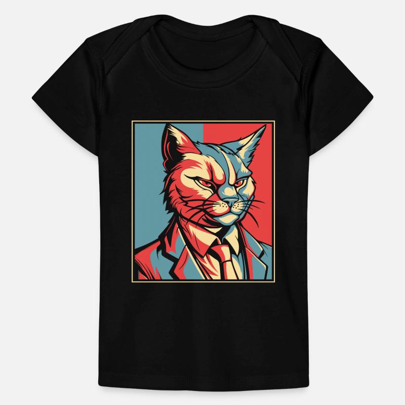 Chat T-shirt Premium bébé bio