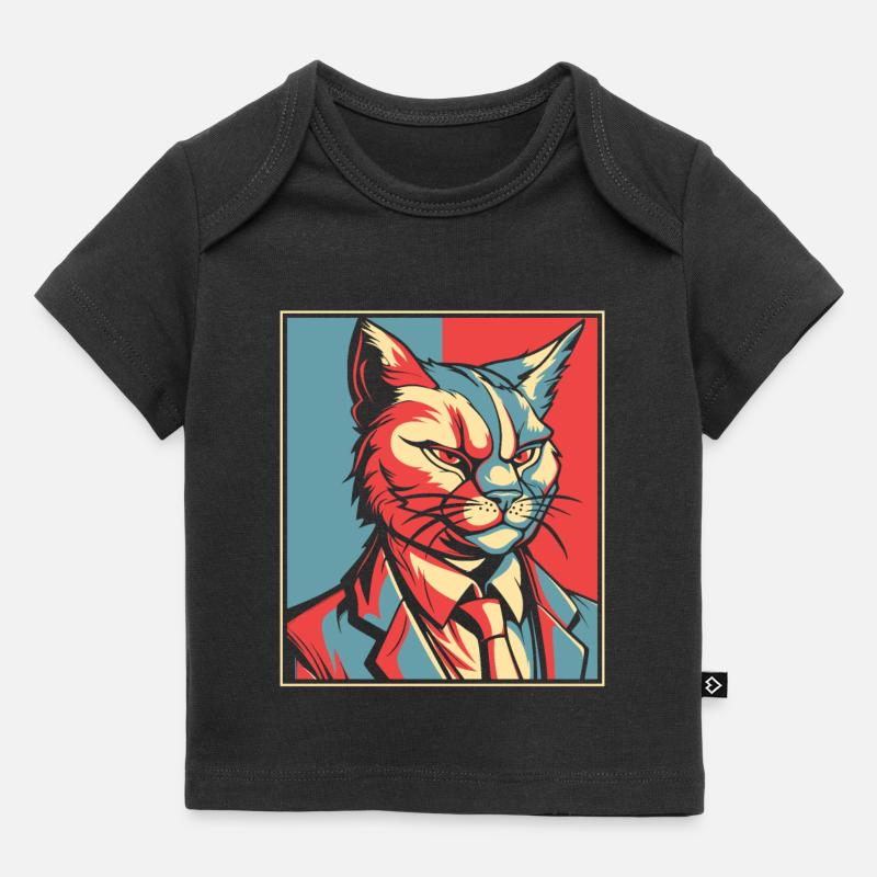 Chat - T-shirt Premium bébé bio - noir