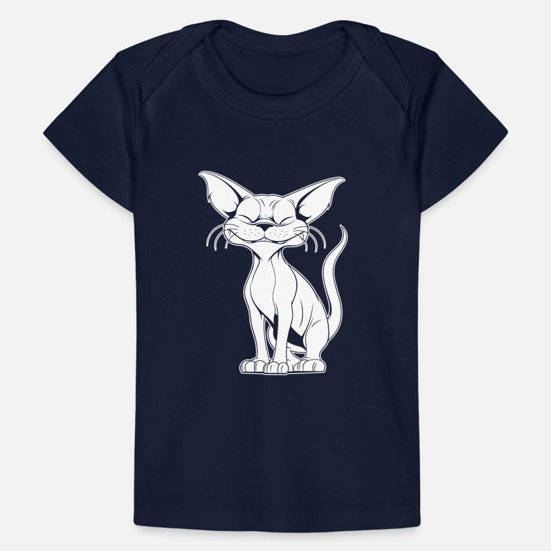 Sourire de chat Sphynx T-shirt Premium bébé bio