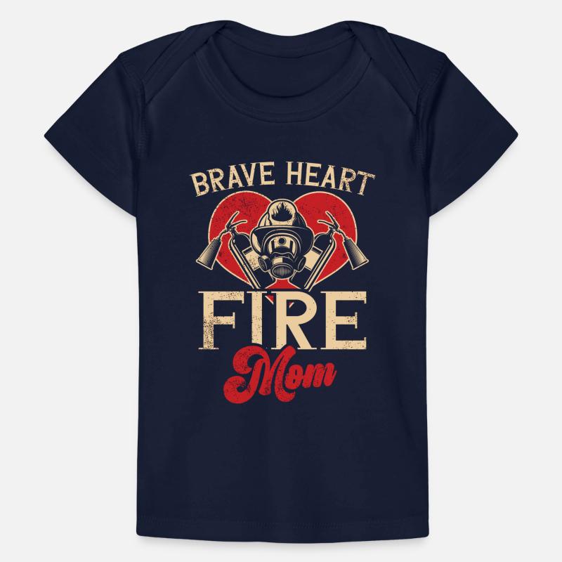 Mère pompier Mère pompier T-shirt Premium bébé bio