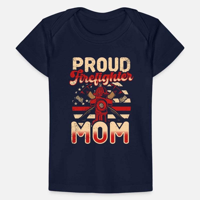 Mère pompier Mère pompier T-shirt Premium bébé bio