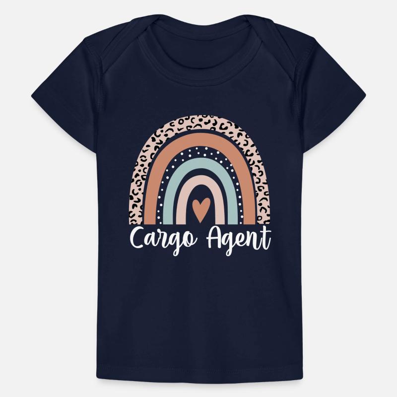Cargo Agent Rainbow Leopard Funny Cargo Agent Baby Premium Organic T-shirt