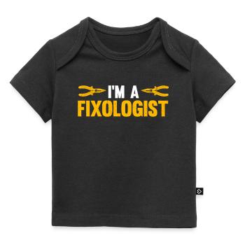 Elektriker Spruch Elektrikergeselle - Baby Premium Organic T-Shirt - Schwarz - Vorne