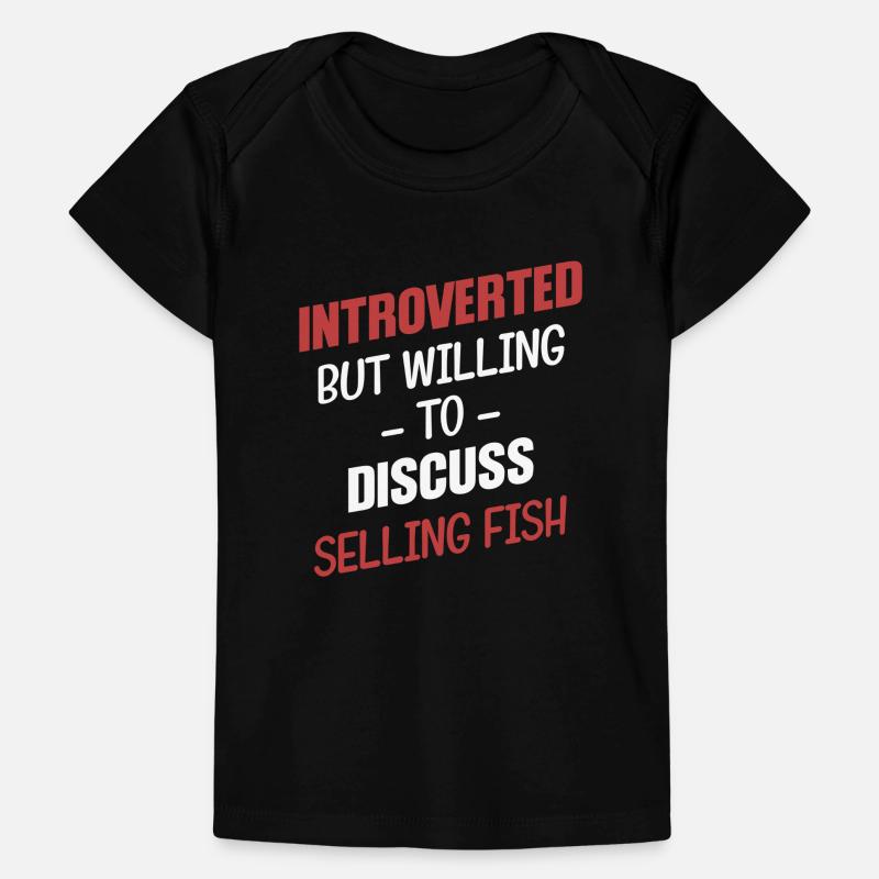 Introverti mais prêt à parler de vente T-shirt Premium bébé bio