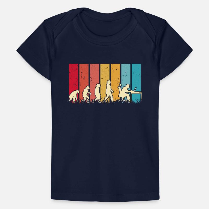 Computer Scientist Evolution Programmer Nerd Baby Premium Organic T-shirt