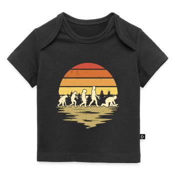 Tiler Evolution Retro - Baby Premium Organic T-shirt - black - Front