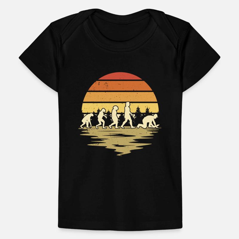 Carreleur Evolution Retro T-shirt Premium bébé bio