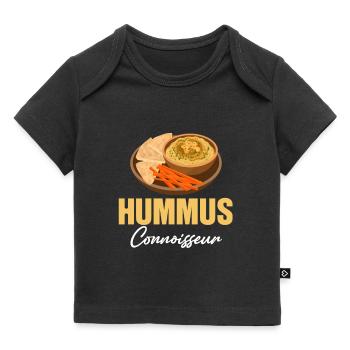 Hummus Connaisseur Glutenfreie Falafel Jüdische - Baby Premium Organic T-Shirt - Schwarz - Vorne