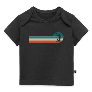 Joueur de basket-ball - T-shirt Premium bébé bio - noir - Devant