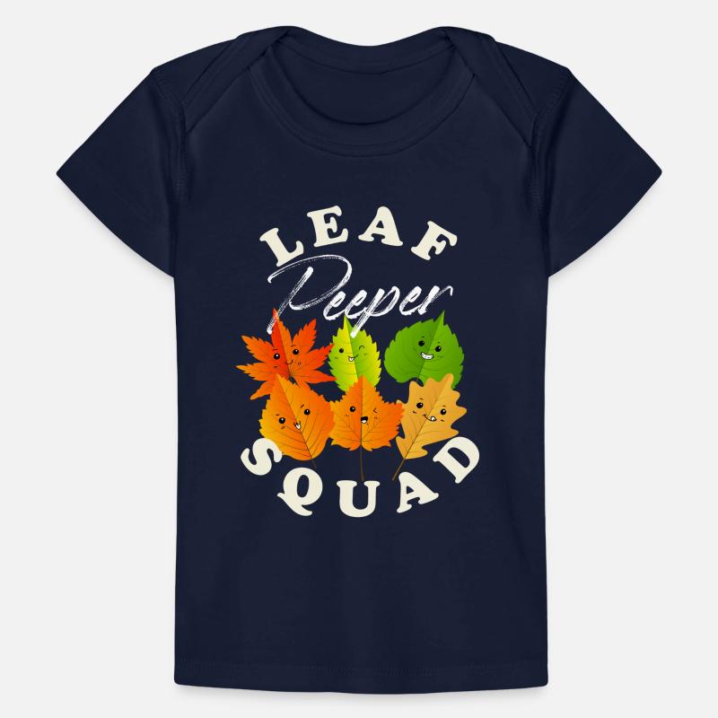 Leaf Peeper Squad Automne Saison Automne Feuilles Peeper T-shirt Premium bébé bio
