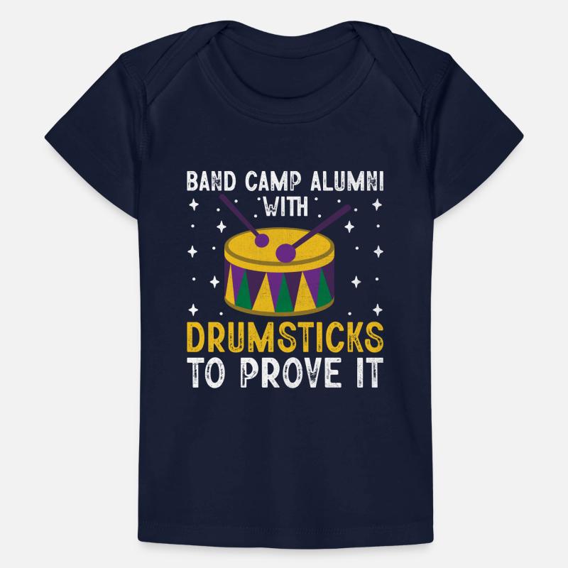 Drum Corps Marching Band Drum Corp Musik Percussio Baby Premium Organic T-Shirt