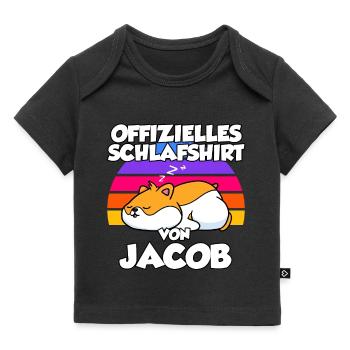 Offizielles Schlafshirt Von Jacob - Baby Premium Organic T-Shirt - Schwarz - Vorne