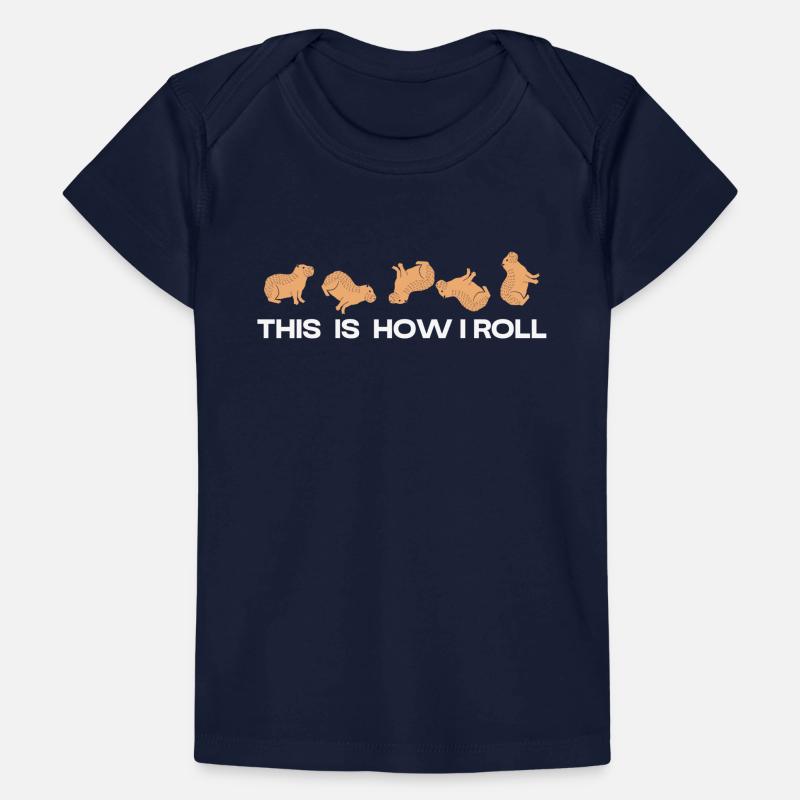 This is how I roll cute capybara Baby Premium Organic T-shirt
