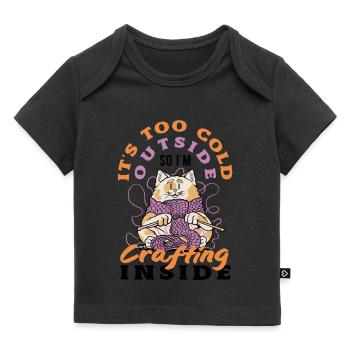 Indoor Creativity - Baby Premium Organic T-Shirt - Schwarz - Vorne