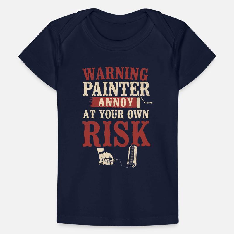 House Painter Decorator Warning Baby Premium Organic T-shirt