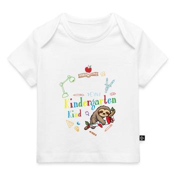 Out of the way: Here comes a kindergartner - Baby Premium Organic T-shirt - dark navy - Front