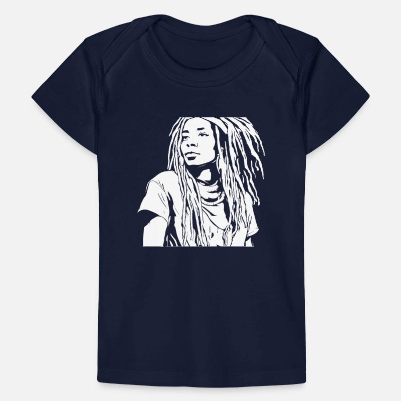Dreadlocks de cheveux Rasta Dreads T-shirt Premium bébé bio