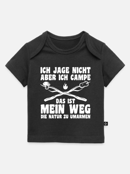 Camper Caravan Motorhome Camping Camping - Baby Premium Organic T-shirt - black