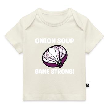 Soupes à l’oignon jeu fort - T-shirt Premium bébé bio - marine foncé - Devant