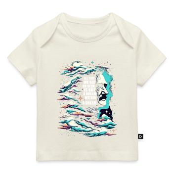 Edgar Allan Poe Fan, Klassische Literatur, - Baby Premium Organic T-Shirt - Dunkelnavy - Vorne
