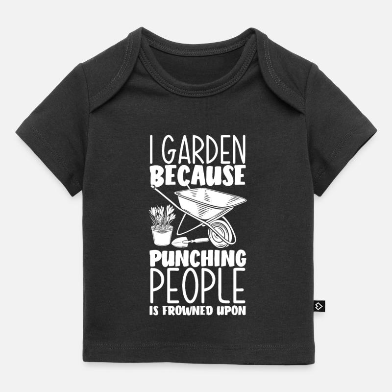 Gartner, gartner, gartner, hobbygartner, planter - Premium baby t-shirt økologisk - sort