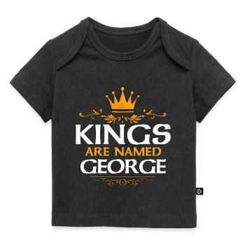 George - T-shirt Premium bébé bio - noir - Devant
