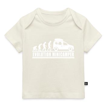 Evolution Minicamper Camping-Camping-Camping - T-shirt Premium bébé bio - marine foncé - Devant