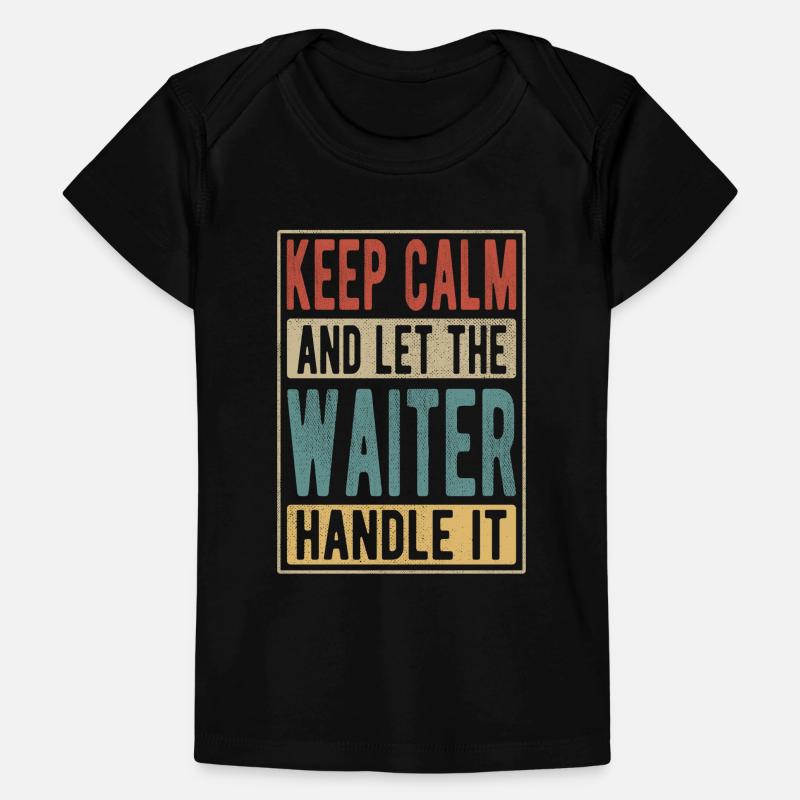 Kellner Retro Geschenk Baby Premium Organic T-Shirt