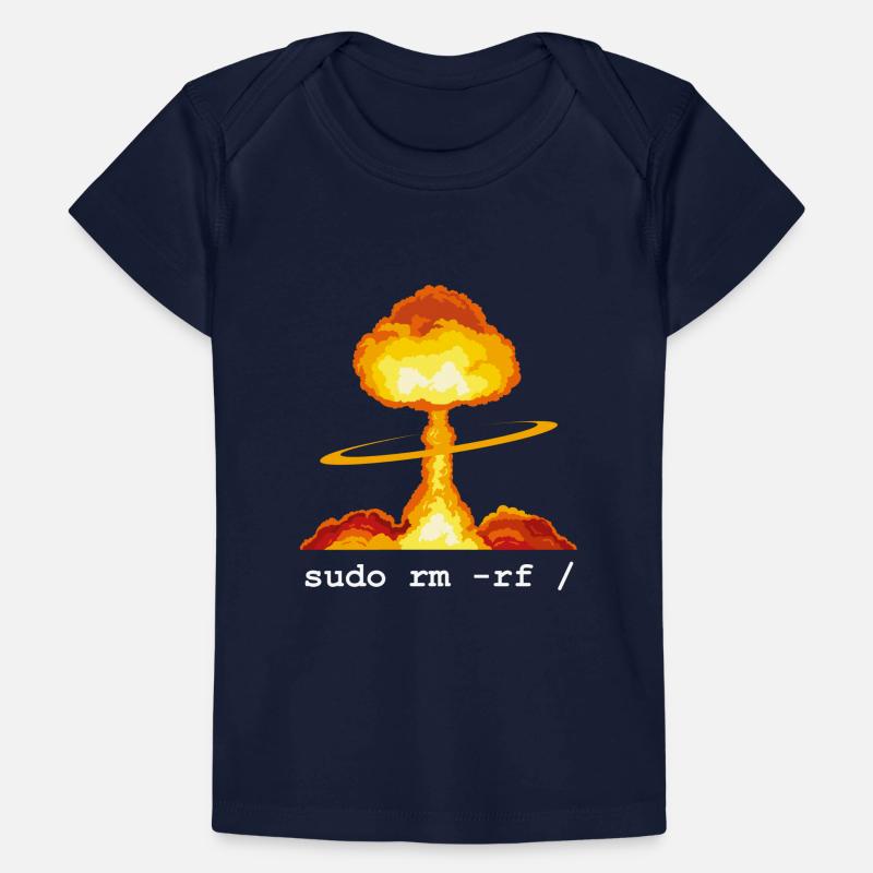 Linux Funny Linux Command Sudo RM RF für Männer Baby Premium Organic T-Shirt